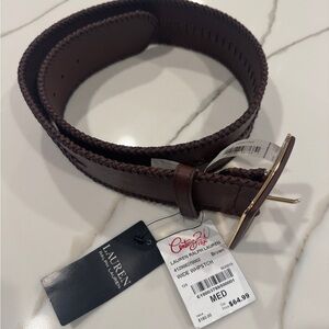 Lauren Ralph Lauren Brown Leather Belt